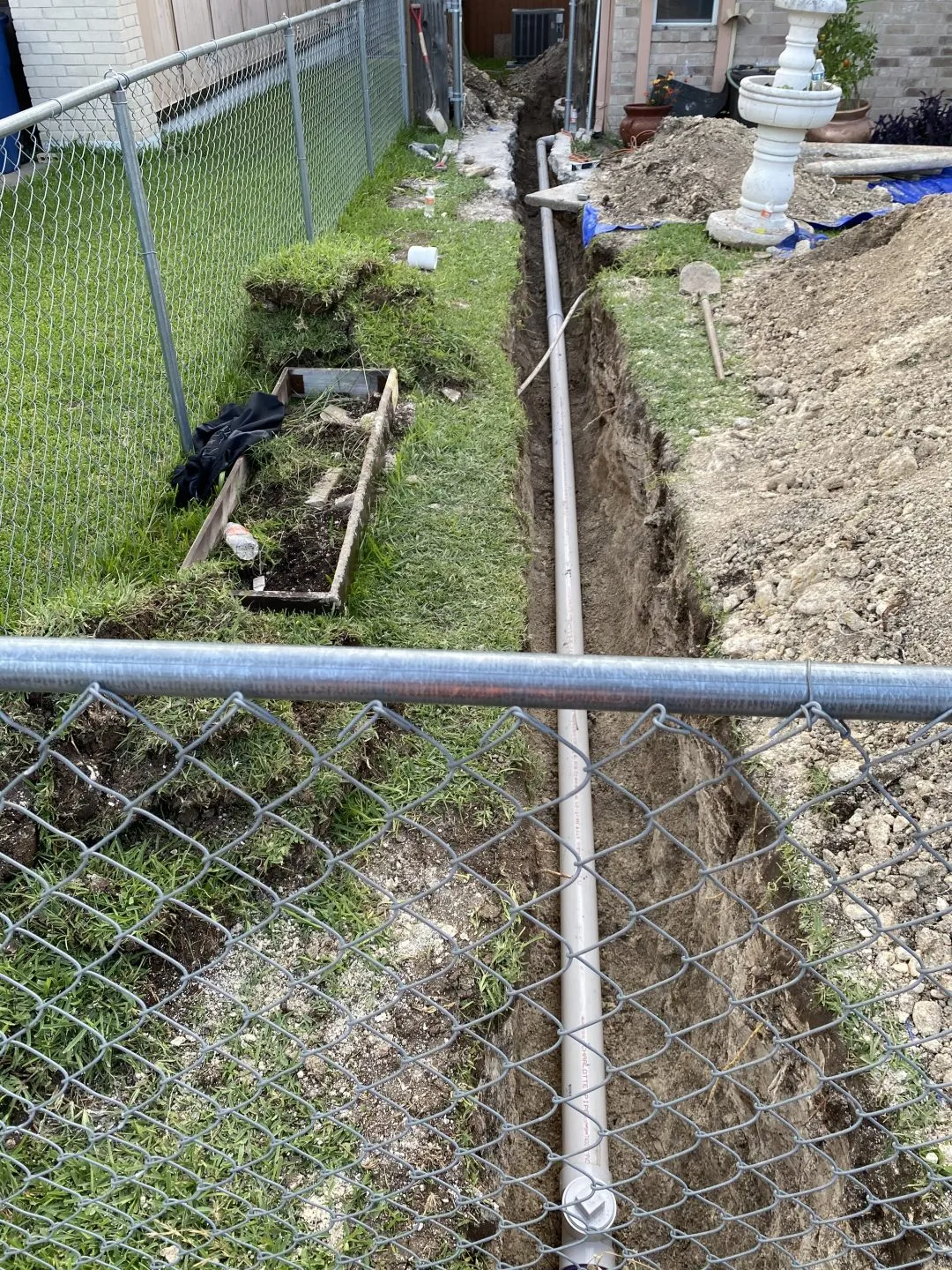 Sewer Line Replacement 12