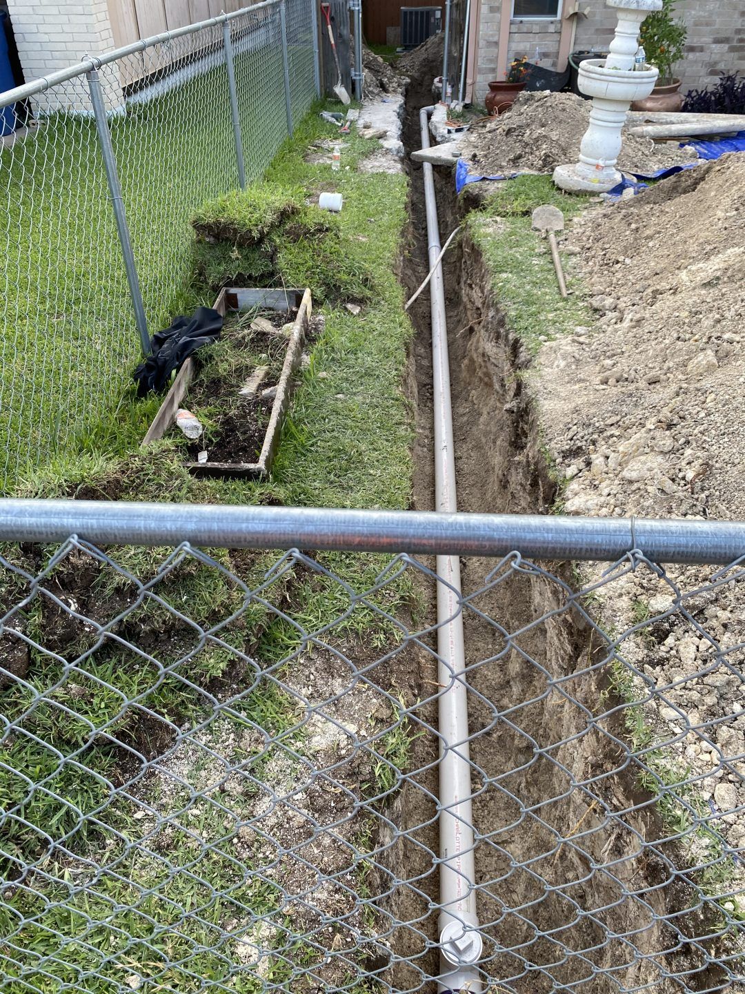 Sewer Line Replacement 12